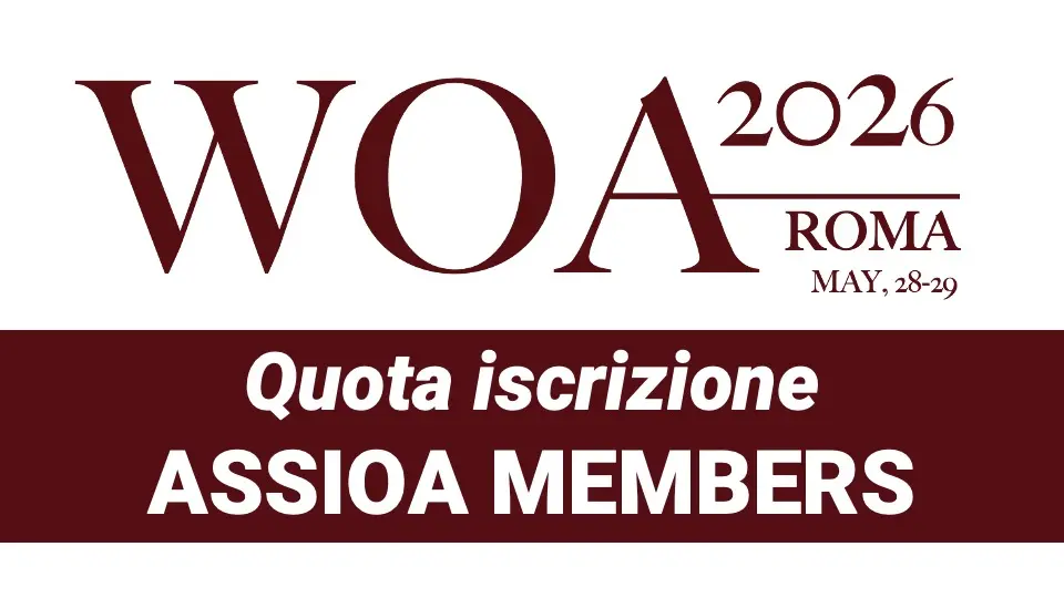 Quota iscrizione WOA2026 - ASSIOA members