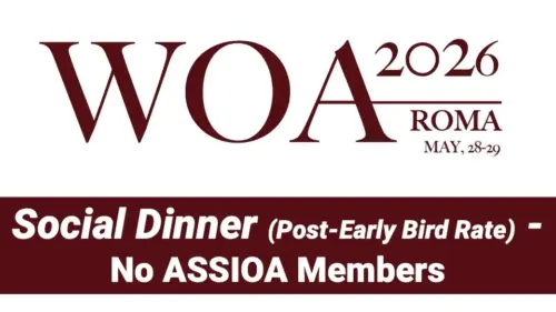 Social Dinner (Post-Early Bird Rate) - No ASSIOA Members